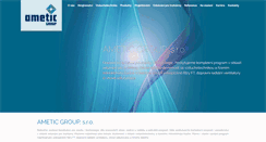 Desktop Screenshot of ametic.cz